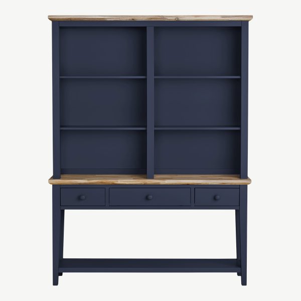 Florence Console Table and Hutch - Navy Blue